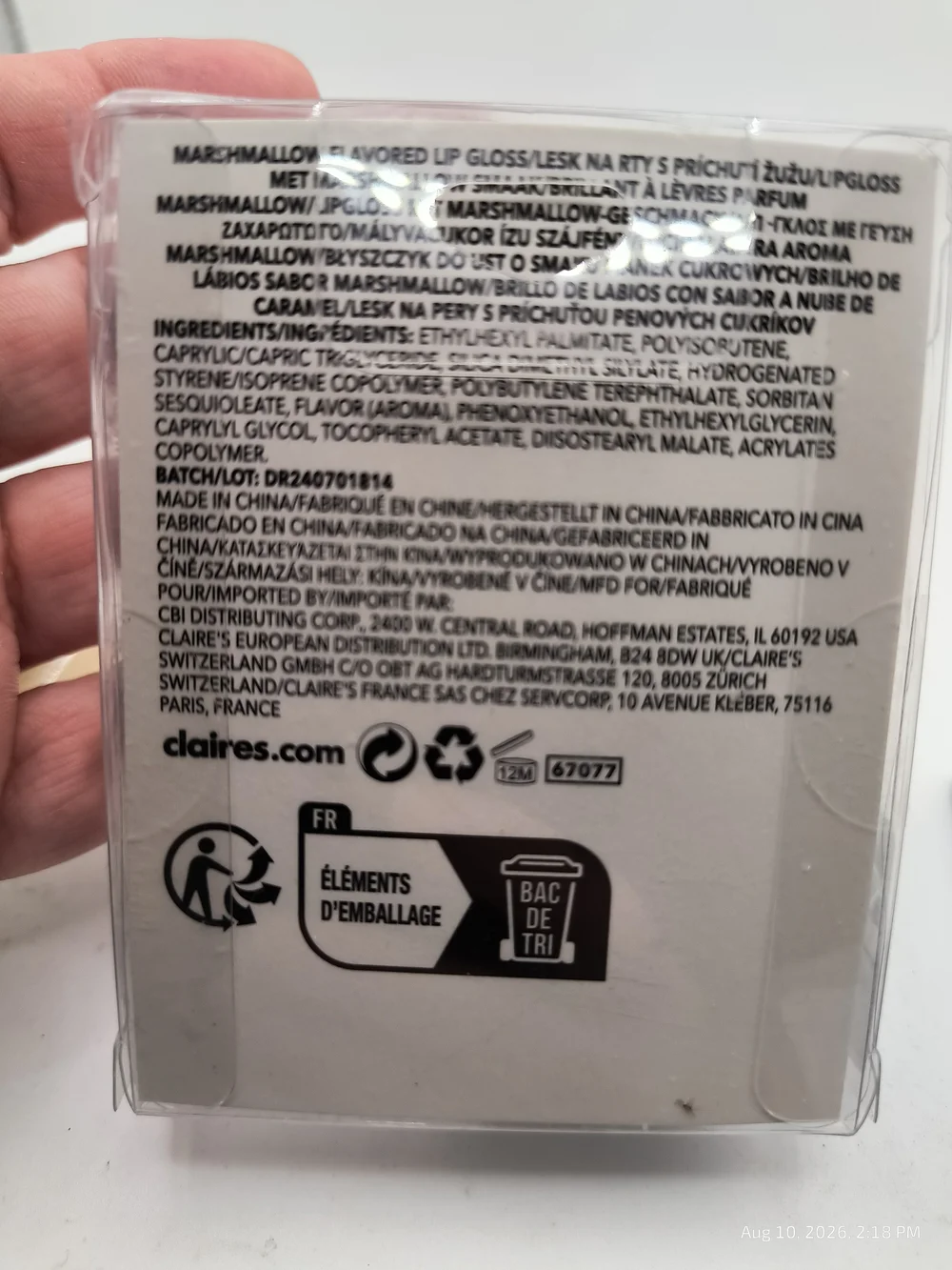 Claires claire silver